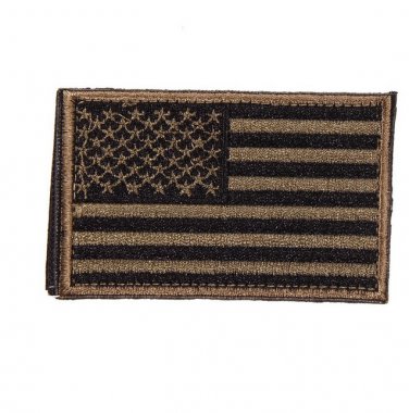 American Flag Embroidered Patch Patriotic USA Military tactics Patch Black Patches