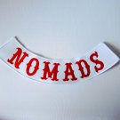 NOMADS Embroidery Iron On Motorcycle Personalized Patches HELLS ANGELS