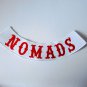 NOMADS Embroidery Iron On Motorcycle Personalized Patches HELLS ANGELS
