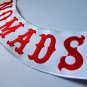NOMADS Embroidery Iron On Motorcycle Personalized Patches HELLS ANGELS