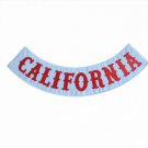 CALIFORNIA Embroidery Iron On Motorcycle Personalized Patches HELLS ANGELS