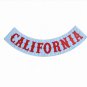 CALIFORNIA Embroidery Iron On Motorcycle Personalized Patches HELLS ANGELS