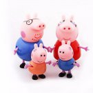 4pcs/set pepa pig toys PVC Action Figures Family Member plastic pepa pig Toy