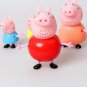 4pcs/set pepa pig toys PVC Action Figures Family Member plastic pepa pig Toy