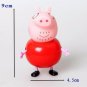 4pcs/set pepa pig toys PVC Action Figures Family Member plastic pepa pig Toy