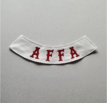 AFFA Patch HELLS ANGELS Bottom Rocker Embroidery Iron On