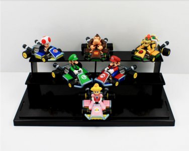 Super Mario Kart Pull Back Car 6 styles Kart Action Figure Toys as Gifts with Box