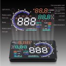A8 HUD 5.5 Car HUD Head up Display with OBD 2 ii Interface Plug Headup