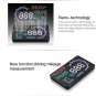 A8 HUD 5.5 Car HUD Head up Display with OBD 2 ii Interface Plug Headup