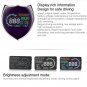 A8 HUD 5.5 Car HUD Head up Display with OBD 2 ii Interface Plug Headup