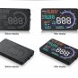 A8 HUD 5.5 Car HUD Head up Display with OBD 2 ii Interface Plug Headup