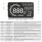 A8 HUD 5.5 Car HUD Head up Display with OBD 2 ii Interface Plug Headup