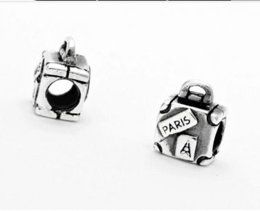 Alloy Bead Charm European Antique Paris handbag beads Fit Women Pandora Bracelet
