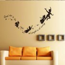Wall Sticker Cartoon Character Peter Pan And Fairies Baby Room Decal Decor