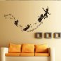 Wall Sticker Cartoon Character Peter Pan And Fairies Baby Room Decal Decor