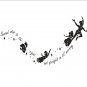 Wall Sticker Cartoon Character Peter Pan And Fairies Baby Room Decal Decor