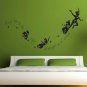 Wall Sticker Cartoon Character Peter Pan And Fairies Baby Room Decal Decor