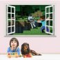 Minecraft Wall Stickers Wallpaper Kids Room Decal Minecraft Home Decoration