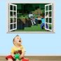Minecraft Wall Stickers Wallpaper Kids Room Decal Minecraft Home Decoration