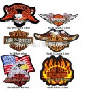 1 set US Motorcycle Logo Embroideried Cloth Patch Stickers