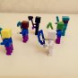 6pcs/set Minecraft Toy With Weapon Hanger Creeper Action Figure Minecraft 3D Models Classic