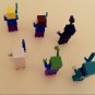6pcs/set Minecraft Toy With Weapon Hanger Creeper Action Figure Minecraft 3D Models Classic