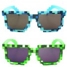 My wold minecraft sunglasses spectables specs creeper  game toys square glasses Mosaics
