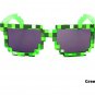 My wold minecraft sunglasses spectables specs creeper  game toys square glasses Mosaics