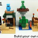 322 Pcs MY World legoelieds 4in1 steve zombie skeleton enderman minecraft Building Blocks