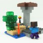 322 Pcs MY World legoelieds 4in1 steve zombie skeleton enderman minecraft Building Blocks
