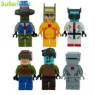 6pcs/lot Game Minecraft Kid Baby Toy Mini Figure Building Blocks Sets Model Toys