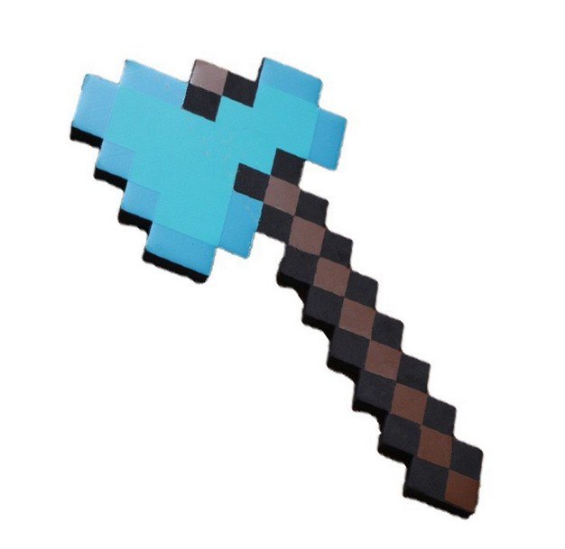 2015 Minecraft Figure Toys Minecraft Axe Shovel EVA Model Toys Children ...