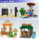 4set/lot 2015 New juguetes minecraft toys Anime game toys Minifigures Building Block Sets PVC