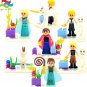 6 pcs/lot Frozenned Friend Series Kid Baby Toy Mini Figure Building Blocks Sets