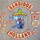 Embroidery Twill Motorcycle Club Biker Patches for Jacket Back Full Size Germany BANDIDOS MC