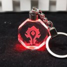 Anime Crystal World Of Warcraft Keychain, WOW Key Chain Souvenirs Key Ring Key Holder