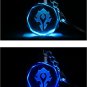 Anime Crystal World Of Warcraft Keychain, WOW Key Chain Souvenirs Key Ring Key Holder