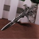 WOW Frostmourne Key Chain Ring World of Warcraft Llavero Chaveiro Keyring Key Holder Keychain