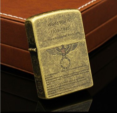ZORRO World War II bronze metal copper gasoline lighter,Classic kerosene lighter 1939-1945