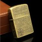 ZORRO World War II bronze metal copper gasoline lighter,Classic kerosene lighter 1939-1945