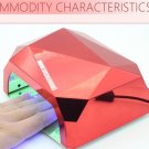 36W UV Lamp LED Ultraviolet Lamp UV Nail Dryer Nail Lamp Diamond Shaped CCFL Curing for UV Gel Nails