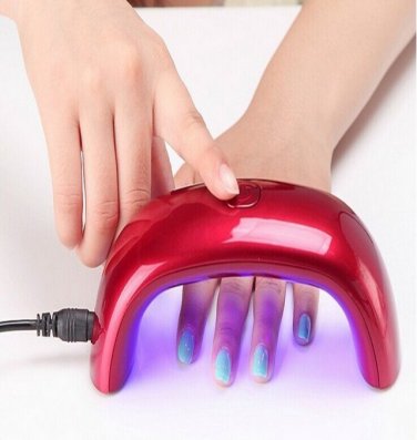 Mini Portable 9W LED CCFL Nail Dryer Curing Lamp Machine for UV Gel Nail Polish EU Plugs
