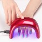 Mini Portable 9W LED CCFL Nail Dryer Curing Lamp Machine for UV Gel Nail Polish EU Plugs