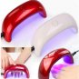 Mini Portable 9W LED CCFL Nail Dryer Curing Lamp Machine for UV Gel Nail Polish EU Plugs