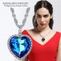 Neoglory Big Blue Top Luxury Titanic Ocean Love Necklace Best Gift