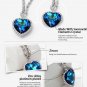 Neoglory Big Blue Top Luxury Titanic Ocean Love Necklace Best Gift