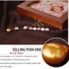 Baroque NYMPH 100% real pearl jewelry necklace S925 sterling silver jewelry Personality fine
