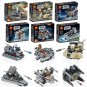 6pcs/set Star Wars warships spaceship clone wars Building Blocks Compatible with Lego toys
