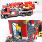 Original Kazi City Fire Station 774pcs/set Building Blocks Educational Compatible with lego