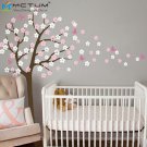 Nursery Tree Flowers Butterfly Art Baby Kids Room Wall Sticker Nature Wall Decor